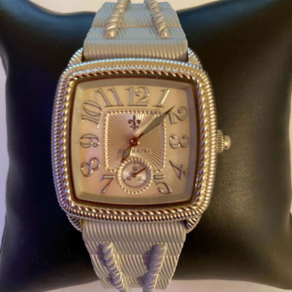 Judith Ripka Gray Band Ladies Watch